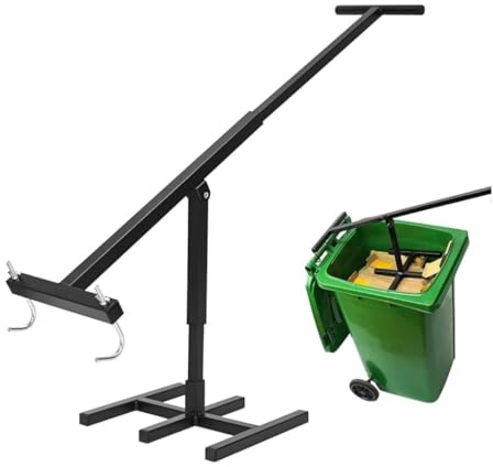 Wheelie Bin Compactor Manual Rubbish Press General Waste Compactor - 240L, Posted Same Day, Fast Delivery
