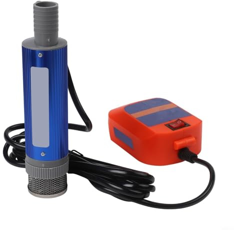 TONIXY Pompa di trasferimento del carburante 12V Pompa a batteria al litio senza fili Trasferimento d'acqua diesel portatile 40-60L/min Design portatile compatto