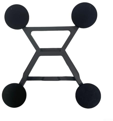 Staffa in lega di alluminio per auto e camper, supporto portatile per ricezione del segnale, accessorio per Internet satellitare montato sul tetto, leggero e resistente, nero