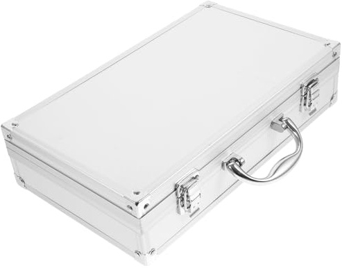 Cabilock Maletín Microfono Portátil Rígido con Asa Caja Organizadora para Micrófono Inalámbrico y Accesorios Almacenamiento Resistente para Viaje y Actuaciones