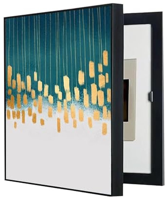Cache Compteur Électrique Décoratif, Cadre Mural Pour Cacher Tableau Électrique, Peinture Murale Moderne Pour Dissimuler Boîte À Fusibles Dans Salon Ou Entrée(A,30x40CM/11.8x15.7in)