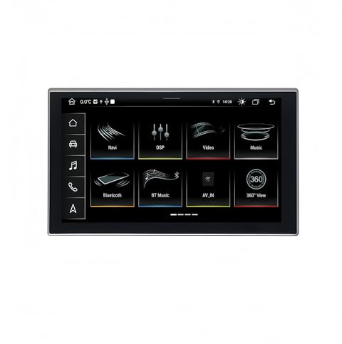 Sistema di navigazione per auto Per A6 C7 A7 2012-2018 Lettore DVD per auto con per sistema Android 13 da 9 pollici e 8 core(2012-2015,8g+128g)