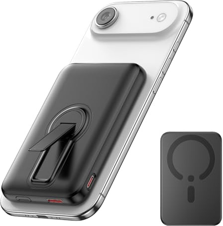 For Magsafe Power Bank, Wireless Portable Charger 12000mAh, 22.5W Fast Charging Battery Pack with USB-C Input & Output, Magnetic Power Bank with LED Display for iPhone 17/16/15/14/13/12 Series