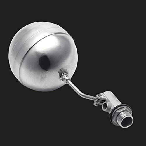CocinaCo DN15 1/2 Stainless Steel Floating Ball Valve Adjustable Water Level 90 Degree