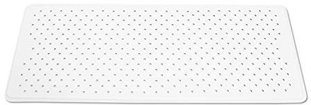 KMINA Tappeto Bagno Antiscivolo (65x35 cm), per Vasca da Bagno o Doccia, con Ventose, Resistente alla Muffa, Gomma Naturale, BPA Free - Made in Europe