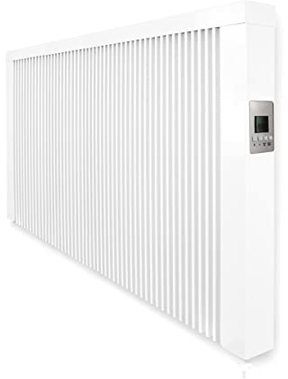 Eco Radiateur - Radiateur à inertie céramique chaleur douce – Chauffage à pierre réfractaire – Radiateur économique à accumulation – Fabriqué en Allemagne (128L x 63H - 2000 Watts)