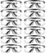 Jicyor Lunettes de Protection, 12 Pièces Lunettes Sécurité Réglables Lunette Anti Rayures Verres Transparents Bleu pour Les Lieux Travail Construction Bricolage Laboratoire Soudage