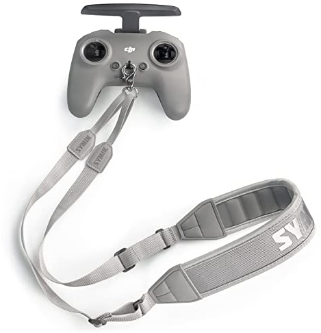 SYMIK Fjärrkontrollsnodd för DJI FPV/Avata, Phantom 4/3, Inspiration 2 fjärrkontroll, konsol, justerbar axel/axelrem med bekväm EVA-stoppning