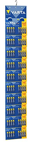 Confezione da 10 BLISTERS 6+2 batterie AAA LONGLIFE Power VARTA