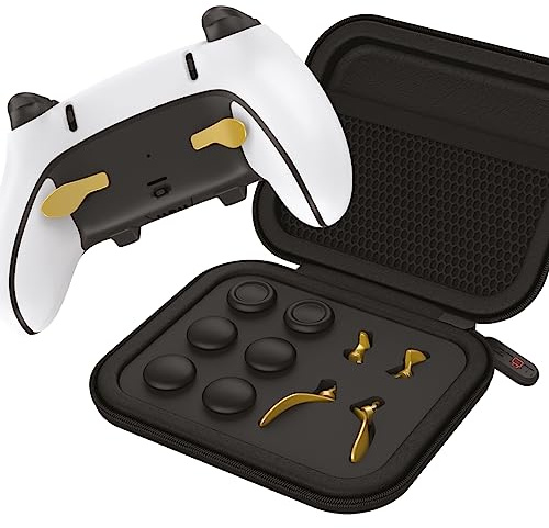 Venom Edge Controller-Anpassungskit (PS5) | dualsense edge anpassungskit, thumbsticks, paddles, ps5 controller zubehör, gold