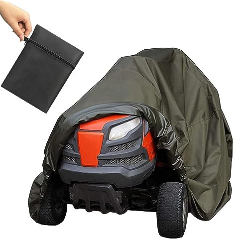 PRELGOSP Copri Tagliaerba per Esterno, Copertura per Tosaerba 210d Oxford Impermeabile, Telo Copri Rasaerba per Trattorino, Antipolvere Resistente Ai Raggi UV,177x110x110cm