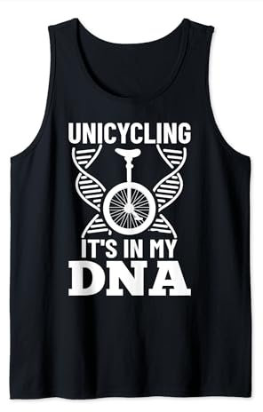 Einrad Fahrrad Lustiges Training Lernen Radfahren Tank Top
