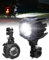 SUPAREE Luces Exploradoras Moto Luz LED Auxiliar para Moto Faros Auxiliares de con Soporte Universel 7800LM 6500K 12V IP68 para Motocicleta Delanteros 2Pcs (Luz blanca)