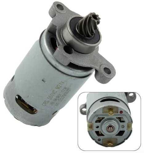Reliable Reciprocating Saw Motor, 550 Type, Accurate Measurement and Wear Resistant (Conical teeth)