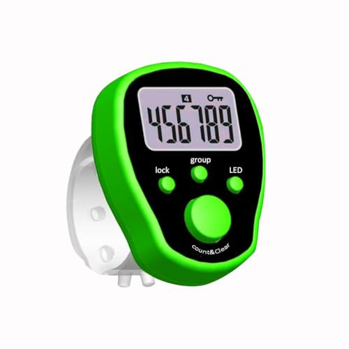 LED Electronic Finger Counter - Resettable Digital Tally Lap Counter, Digital Lap Counter | Portable Row Counter With Five Sets Of Counters, Efficient Handheld Counter For Swimming And Running