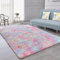 CSARPECT Shaggy Tappeti Moderni per Interni, Tappeto Morbido A Pelo Lungo Tappetino antiscivolo camera da letto, soggiorno, stanza dei bambini, corridoio, Divano Decorazione Arcobaleno (60 * 120cm)
