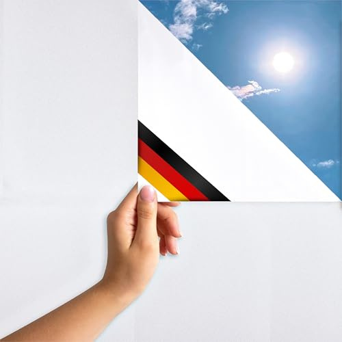 MARAPON® Milchglasfolie blickdichte Verdunkelung [0.60x2 m] inkl. eBook und Videoanleitung - Klebefolie Sichtschutzfolie für Fenster - Fensterfolie - Folie für Fenster Sichtschutz Küche Bad Büro