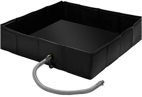 Foldable Shower Base Increased Height Waterproof Drainage Hole Basin