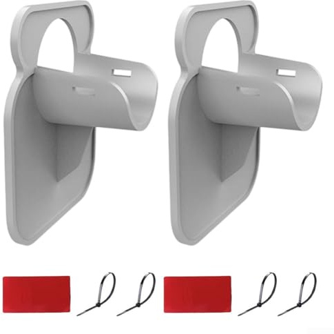 2 ABS-Halterungen für Poolrohr-Unterstützung, unverzichtbare Halterungen für 38 mm Schläuche, einfache Einrichtung (2 Stück, grau)