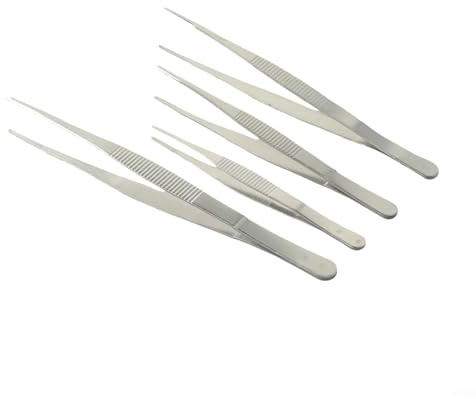 Stainless Steel Barbecue Tongs with Churrasco Tweezers Clip for Restaurant and Buffet Use Food Handling Grill Tool Anti Rust (25cm)