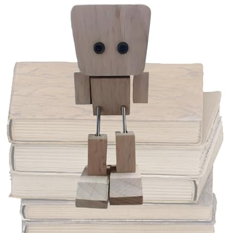 lisutupode Homme en Bois Oscillant - Figurine en Bois,Petite Statuette pour Étudiants Adultes Jeu | Étudiants Adultes Décoration Amusante