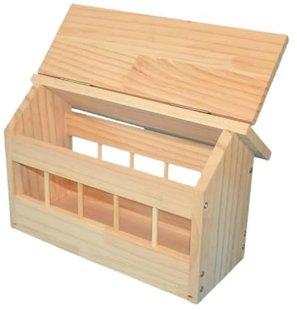 Ronyme Taubenfutterspender, Futterspender, Vogelbedarf, Hinterhof, Hühnerfutterspender, Geflügeltrogschale für Geflügel, Tauben, Küken, S