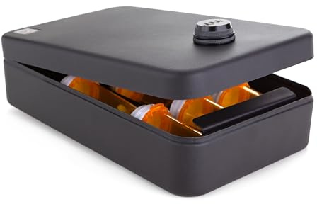 Medication Drawer Safe (Combination Lock, 11-3/4 L x 7 W x 2-7/8 H)