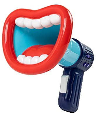 Funtime Gifts LOUD MOUTH VOICE CHANGER - Mini Megaphone for Kids or Adults with 3 Sound Modes and Laughter Button - Funny Voice Changing Toy