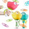 Outdoor Spielzeug Kinder Ab 4 5 6 7 8, Gartenspielzeug FüR Kinder Ab 4-8 Jahre, 2 Packs & 24 Discs Fliegende Untertasse Launcher Spielzeug,Propeller Spielzeug für Kinder ab 3 4 5 6 Jahren