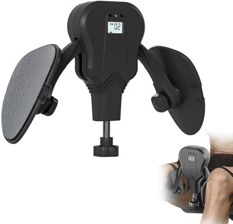 Dhqkqg Entraîneur de cuisse amélioré, résistance réglable de 20 à 60 kg, maître de cuisse avec compteur, entraînement Kegel du plancher pelvien pour homme et femme, entraînement Kegel pour PC, muscles