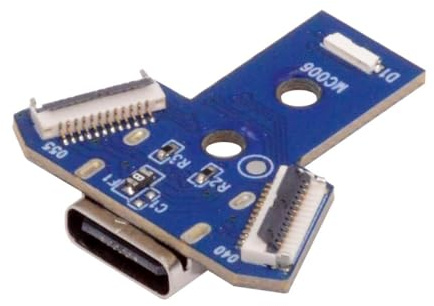 cablecc Connecteur de soudure de bricolage type C femelle de remplacement micro USB 5 broches pour JDS-040 JDS-055 plaque de réparation module connecteur