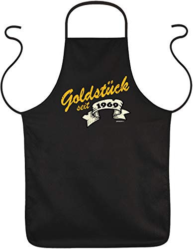 trag-das Geschenkideen 50 Geburtstag Grillschürze 50 Jahre Schürze Goldstück seit 1969