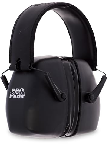 Pro Ears Ultra Gel 29 Noise Reduction Ear Muffs, 29 NRR, Lightweight, Aviator Gel Seals, Hearing Protection, 11.2 oz, Made in USA