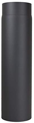 LANZZAS Tubo de estufa de 500 mm de diámetro DN 130 mm, color: gris fundido. Otros tubos de nuestra gama se pueden encontrar aquí.