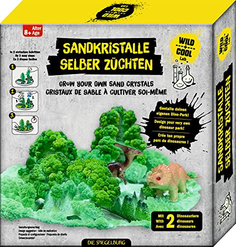 Die Spiegelburg Kristallzucht - Kristallzuchtkit für Jugendliche - Kristallwachstum und -bildung - Chemie - Wild+Cool Lab