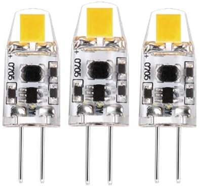 LED's light 0620130 LED Kapsel G4 1W warmweiß Klar 12V dimmbar 3-Pack