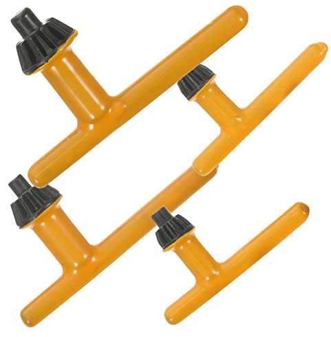 UPKOCH Clé De Mandrin De Perceuse Électrique 4 Pcs Clé En t Universelle Pour Mandrin 10-20 Mm Acier Robuste Usage Professionnel Atelier