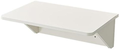 Tavolo Pieghevole A Muro, Galleggiante Piccola Scrivania In Legno Massello, Tavolino Scomparsa Porta PC Da Parete, Tavolo Da Pranzo, Salvaspazio Tavolo Da Cucina, Per Salotto, Studio, Ufficio ( Color