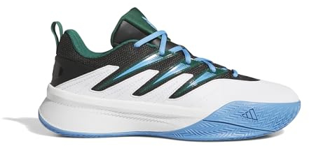 Adidas Unisex - Adulto Dame Certified 3, Ftwr White/Collegiate Green/Blue Burst, 47 1/3 EU