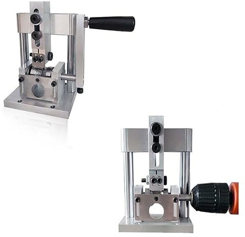 Máquina peladora de cables manual, extractor de cables, peladora de cables, máquina peladora EDM, manivela automática, pelado manual de cables de cobre, 6,3x3,9x2,9 pulgadas