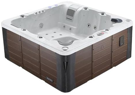 CANADIAN SPA CO. Erie SE Hot Tub Outdoor Winterfest, 6 Personen Hot Tub mit LED Beleuchtung und Isolierabdeckung