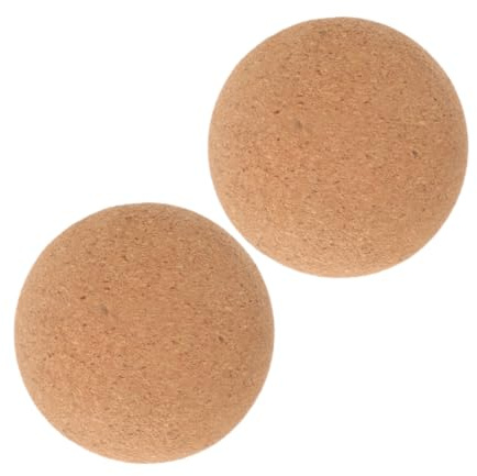 Toddmomy 2stücke Kork-massagebälle Yoga-faszienball Für Gezielte Muskelentspannung Und Druckreduktion Für Selbstmassage Von Rücken Füßen Und Beinen