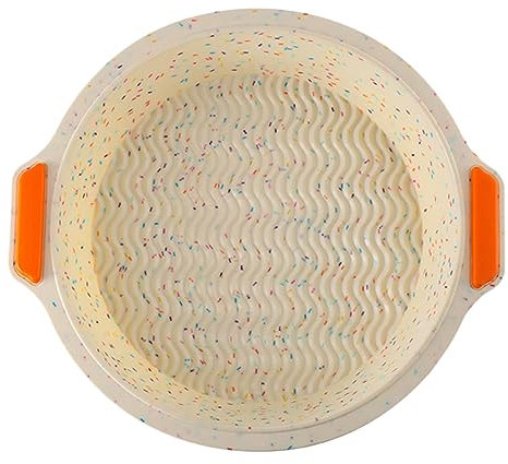 Alipis Thickened Binaural Dots Silicone Cake Mold Tray Non-Stick Baking Mold for Cake Biscuit Bread