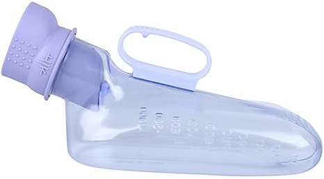 Purple Car Portable Urinal for Men, Reusable PVC 32x11x16cm | Bedridden Patient Use, Outdoor Travel, Easy to Clean, Comfortable Design, Skin-friendly Surface