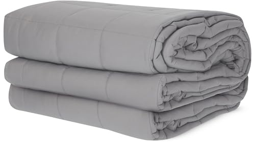 4FIZJO Gewichtsdecke 200x200 13,6 kg, Adult Only, Anti Stress Therapiedecke, Schwere Decke aus 7 Schichten, Decke für tiefen Schlaf und bessere Erholung, für Erwachsene von über 115 kg
