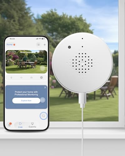 AKINGUAR 3MP 2K Window Camera, 2.4GHz&5GHz WiFi Indoor Camera for Home Security, with Full-Color Night Vision, AI Person & Vehicle & Motion Detection, 2 Way Audio, 24/7 Recording, Easy & Quick Install