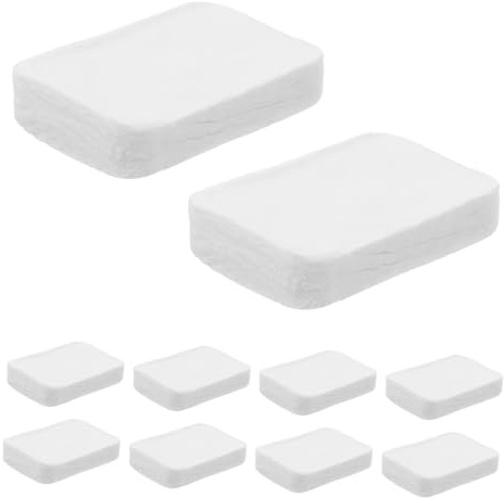 LRXIYODE 20 Pezzi Compressi Morbidi per Struccare Spessi Lint per Pelli Sensibili Detersione Applicazione e Compatti e Portatili
