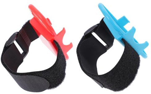 HEATSHAKING 2 pièces Bracelets Élastiques pour Manette Switch Lot de Bandes de Poignet Flexibles pour Contrôleur de Jeux Somatosensoriels Confortables et Sécurisés pour Joueurs