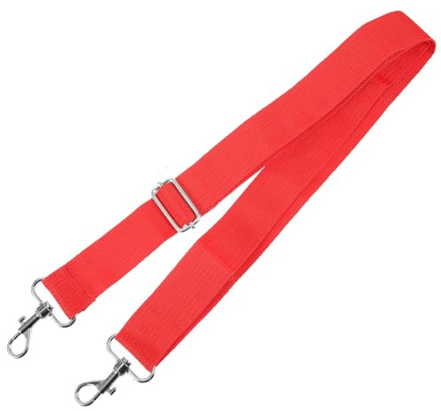 Ciieeo Verstellbarer Marschtrommel Gurt aus Dickem Polyester mit Metallhaken Robuste Snare Drum Schultertasche für Marschschlagzeugzubehör und Taillengürtel