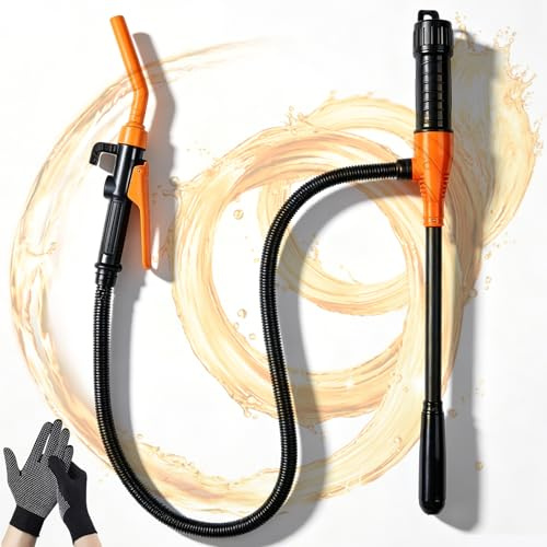 2.4 GPM Bomba de Transferencia Eléctrica, Bomba de Transferencia de Líquido, Bomba de Gasolina para Bidón, Alimentado por Batería, Bomba de Bidón, Bomba de Aceite Eléctrica Portátil para Gasolina